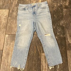 Madewell Distressed Perfect Vintage Jeans